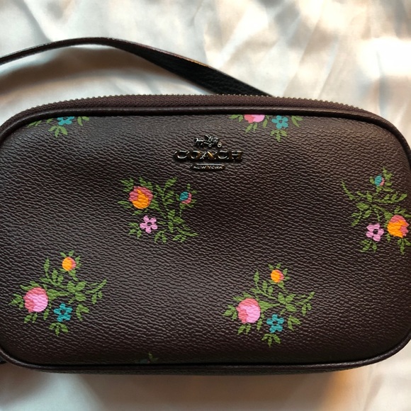 Rare Rose Oxblood Floral Coach Bag NWOT - Picture 2 of 8